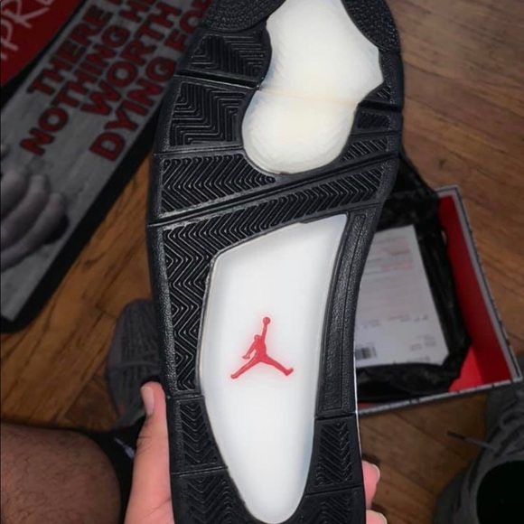 Travis Scott Cactus Jack Jordan 4's Size 10 - Picture 4 of 5